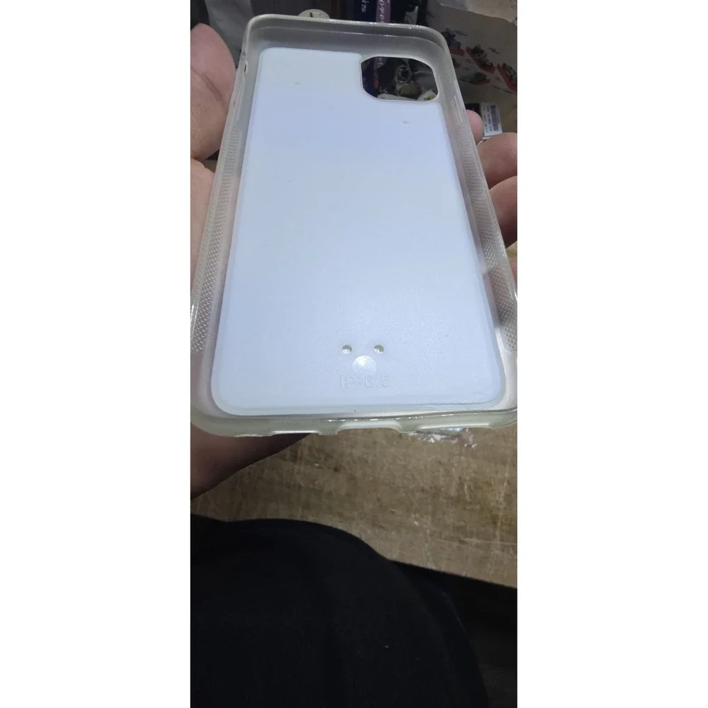 Lot of 6 IPhone 11 Pro Max White 2D Sublimation Blank Phone Cases Brand New